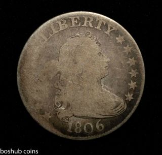 1806 Draped Bust Quarter 25c