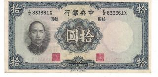 China 10 Yuan F/k Xf