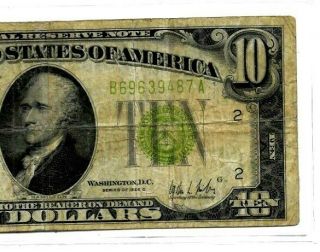 $10 1928 - C (rare) (rare) " York " (fr - 2003 - B) $10 1928 - C (fr - 2003 - B) York