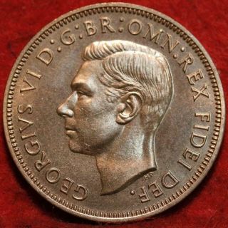 Uncirculated 1950 Great Britain 1/2 Penny Foreign Coin Proof