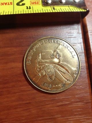 1966 Columbus Ohio Division Of Police Token Coin Sesquicentennial 150 Years 3