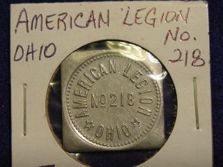American Legion Ohio 218 Token