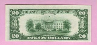 $20 1934A Twenty Dollars Federal Reserve Note Bill Currency 2