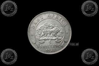 East Africa 1 Shilling 1925 (george V) Silver Coin (km 21) Xf
