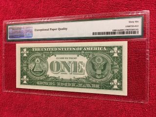 Fr 1900 - Im Mule 1963 1 Dollar Federal Reserve Note (Minneapolis) PMG 66EPQ 5