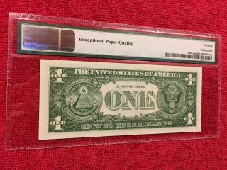 Fr 1900 - Im Mule 1963 1 Dollar Federal Reserve Note (Minneapolis) PMG 66EPQ 6