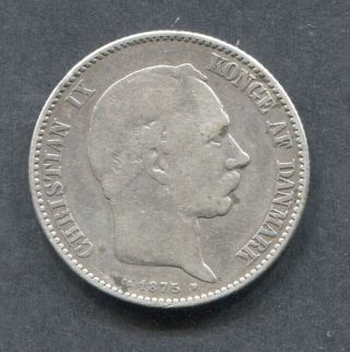 1875 Denmark 2 Kroner Fine