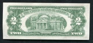 FR 1513 1963 $2 STAR RED SEAL LEGAL TENDER UNITED STATES NOTE GEM UNCIRCULATED 2