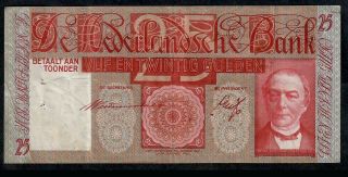 25 Gulden From Netherland 1938