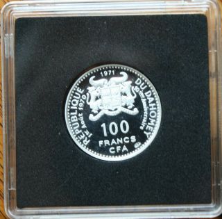 Dahomey 1971 100 Francs Proof 2