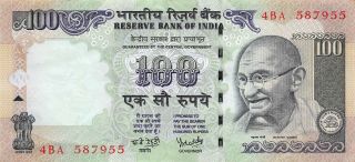 India 100 Rupees 2005 Series 4ba Circulated Banknote Bp10