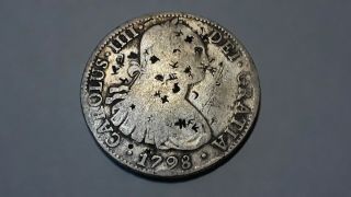 1798 8 Reales Spanish Silver Few Chopmarks