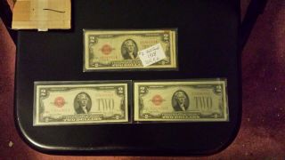 Five 1928 Two - Dollar Bills,  Great Notes,  Guaranteed.