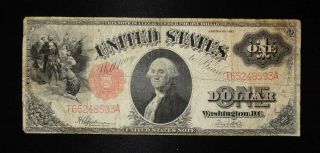 Series Of 1917 Large Size $1 Dollar Bank Note