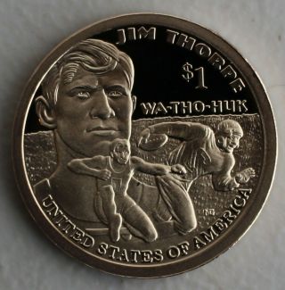 2018 S Sacagawea Proof Dollar Native American Jim Thorpe Dollar $1 Coin