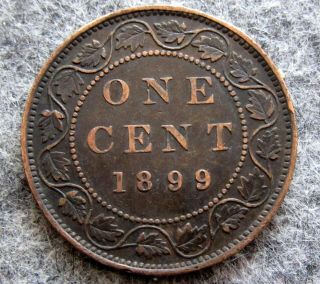 Canada Queen Victoria 1899 Cent,  Bronze