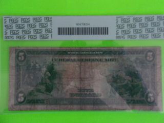 Fr 882 1914 $5 Federal Reserve Note Kansas City FRN Graded PCGS Fine 12 4