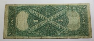 1917 United States Note $1 One Dollars FR 39 Speelman - White Horse Blanket 4