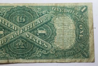 1917 United States Note $1 One Dollars FR 39 Speelman - White Horse Blanket 6