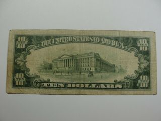 1934 A $10 Ten Dollar Silver Certificate North Africa WWII Issue A97249915A 2