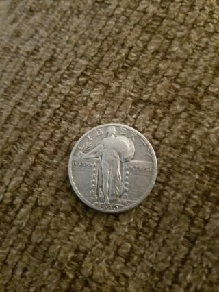 1930 P Standing Liberty Quarter 90 Silver US Coin. 3
