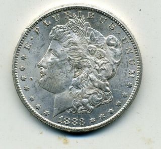 1883 Cc Morgan Silver Dollar Uncirculated Broken Out Of Gsa Holder White