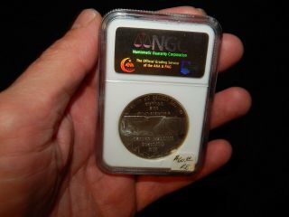 2002 - P Olympics Salt Lake City Commemorative Silver NGC - PF 69 ULTRA CAMEO 4