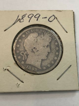 1899 - O 50c Barber Half Dollar