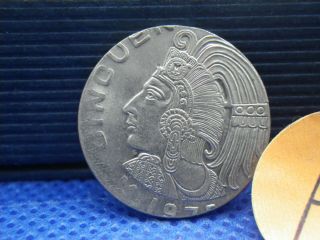 Mexico Error Coin,  50 Centavos 1975 Struck On Wrong Planchet Of 20 Centavos