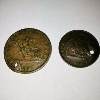 1850’s Bank Of Upper Canada Coins