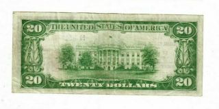 1929 $20.  00 ST LOUIS FEDERAL RESERVE BANK NATIONAL CURRENCY 2