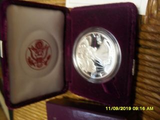 1986 - S American Silver Eagle 1 Oz Silver Proof Coin & 2
