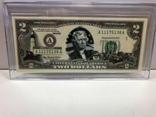State $2 Bills In Hard Cases - 12 Total - Lower Start, 7