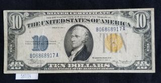 West Point Coins 1934 - A $10 Silver Certificate North African