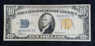 West Point Coins 1934 - A $10 Silver Certificate North African 2