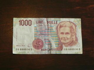 Italy Vintage (1990) 1000 Lire Banca D 