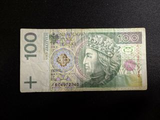 Poland Banknote 100 Zlotych - Narodowy Bank Polski