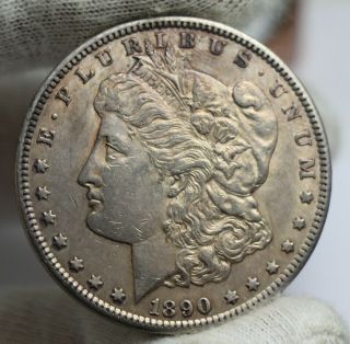 1890 - Cc Carson City Morgan Dollar $1 Key Date Silver Coin