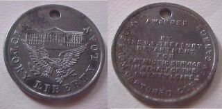 World War I Victory Liberty Loan Medal - Made From Captured German Cannon