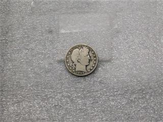 1907d 1907 D Barber Liberty Head Silver Half 1/2 Dollar Fifty 50 Cents 50c Coin