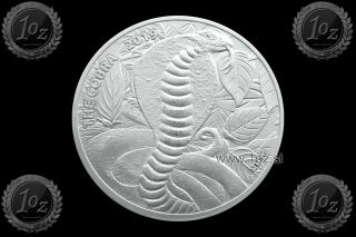 Cameroon 1000 Francs 2019 (the Cobra) 1oz Silver Coin (ag 999/1000) Unc