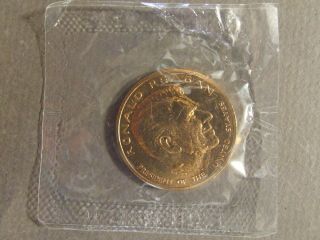 Ronald Reagan Us Uncirculated Commemorative Bronze Coin Medal In Celo