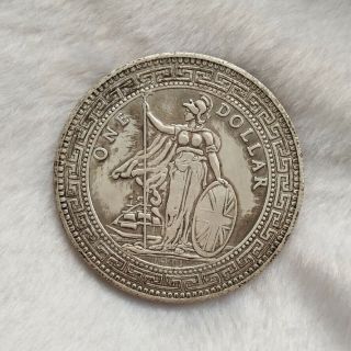 Great Britain/hong Kong.  1911 Year British Silver Trade Dollar ($1) Coin 29.  2g
