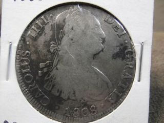 1808 8 REAL MEXICAN SILVER COIN (M2) 2