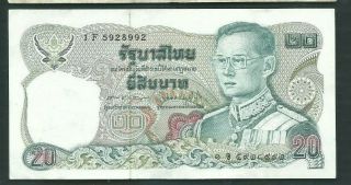 Thailand 1981 20 Baht P 88 Circulated