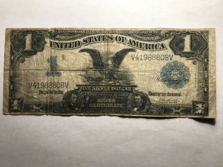1899 $1 Silver Certificate Large Size Note - Vg/f Note