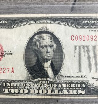 Series 1928 D $2 Two Dollar Legal Tender Note FR - 1505 V11 3