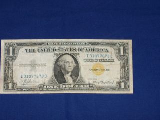 $1 Us Silver Certificate Series Of 1935a North Africa Sn I31077873c U4