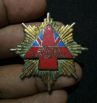 Uk Vintage British Aerospace Star Badge / Medal 44.  2 Mm