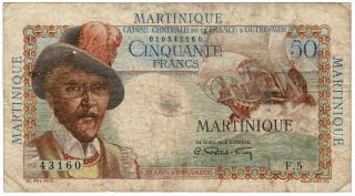 1947 Martinique Caisse Centrale De La France D 